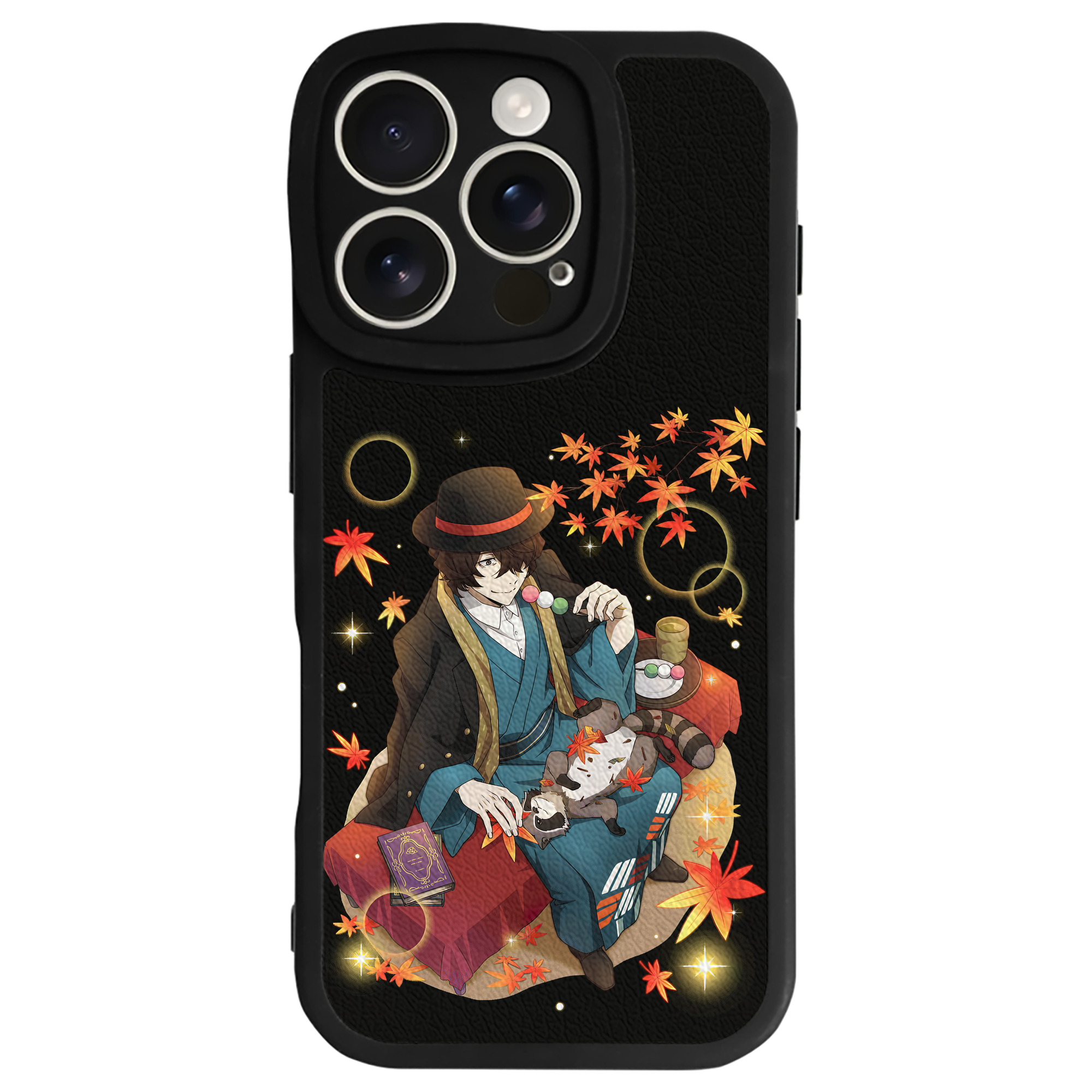 （画像用） 文豪ストレイドッグス Bungo Stray Dogs 【iPhone 16シリーズ対応】シリコンスマホケース（レザー調） 材質：シリコン